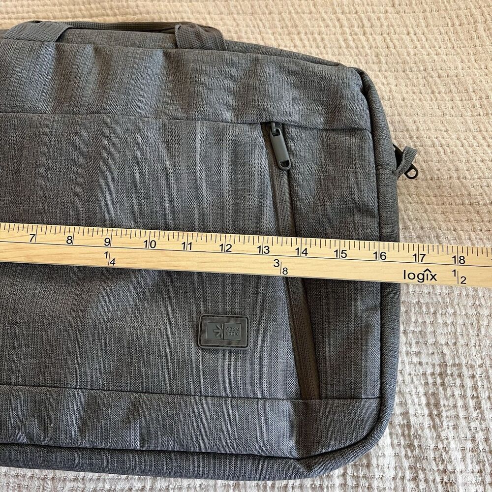 Case Logic Laptop Computer Bag Gray Shoulder Stra… - image 8